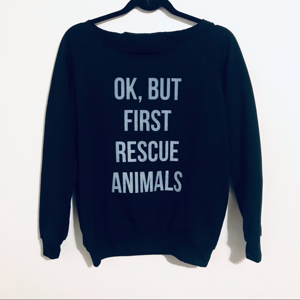 Over The Limit Black Sweatshirt (S)
